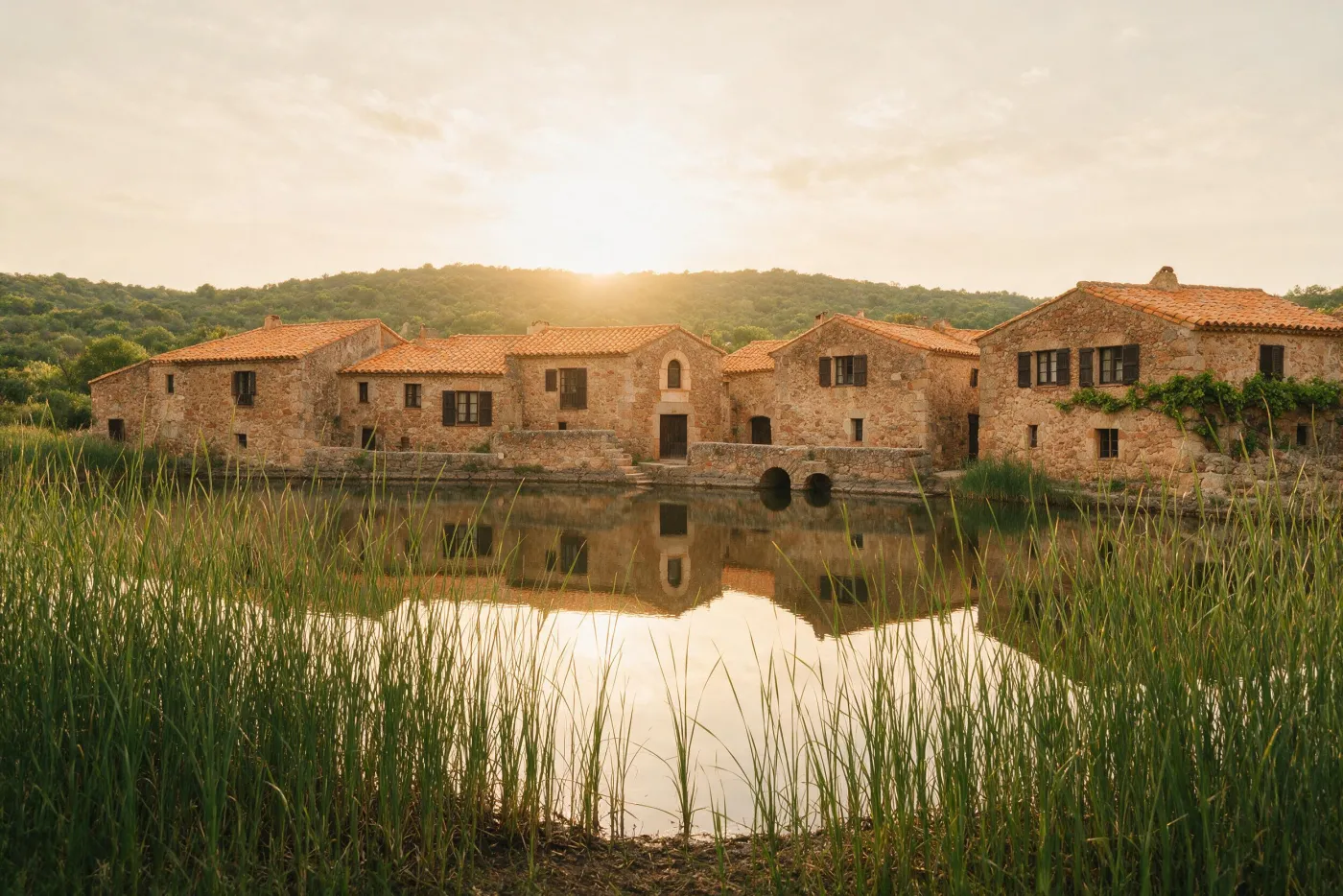 Arquitectura característica de Banyoles, al Pla de l’Estany