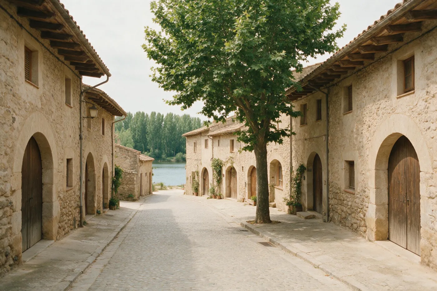 Arquitectura característica de Bordils, al Gironès