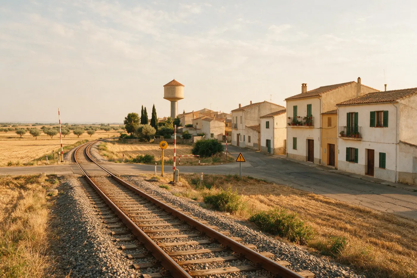 Arquitectura característica de Flaçà, al Gironès