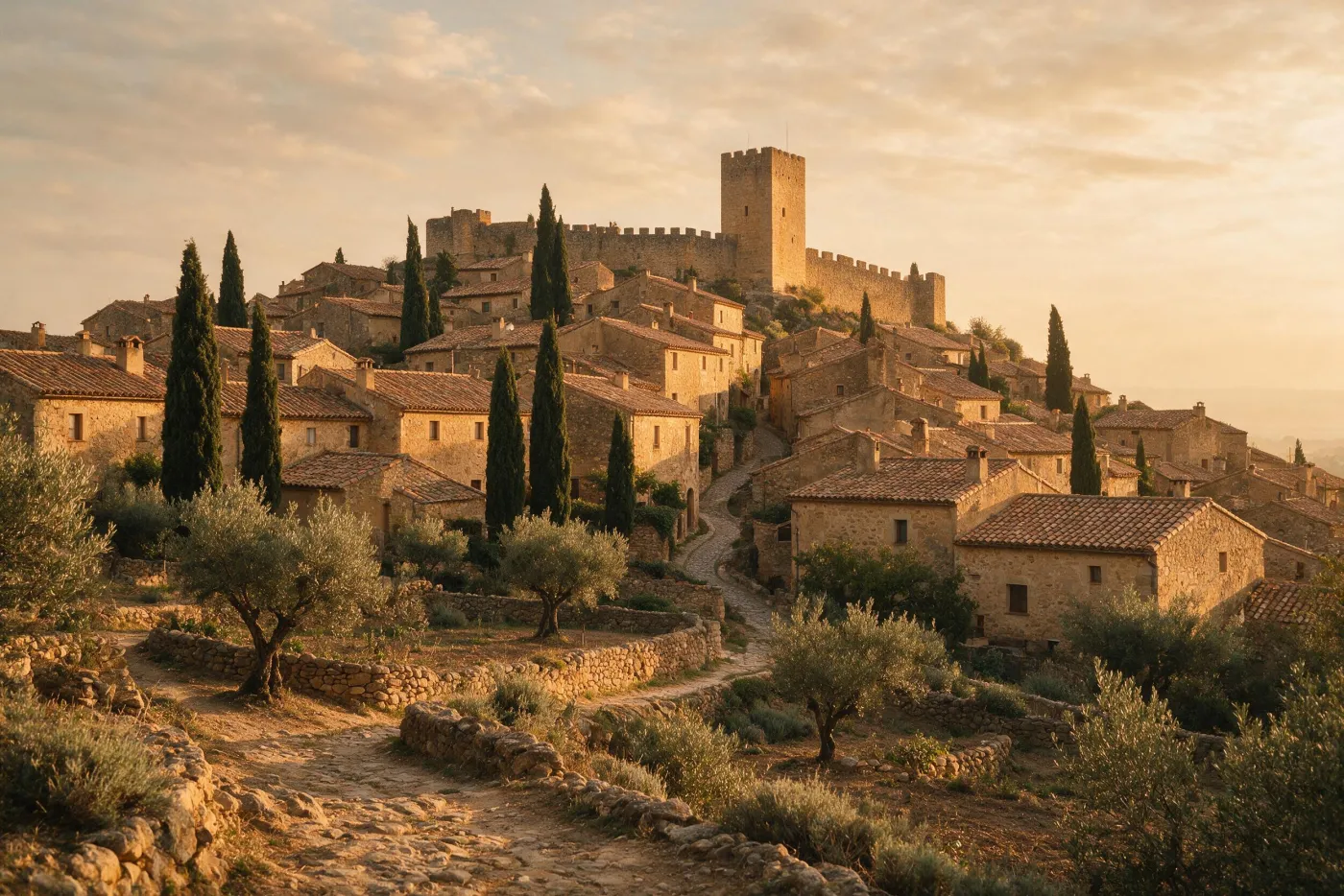 Arquitectura característica de Llagostera, al Gironès